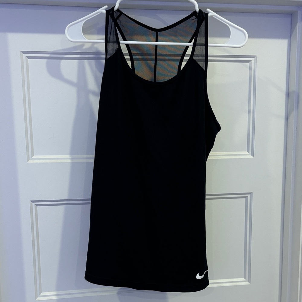 Nike Women's Black Mesh Tank Top
